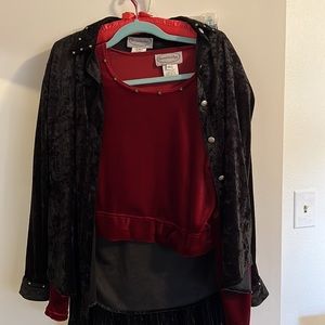 Stonebridge Velvet Skirt, Blouse, Jacket set